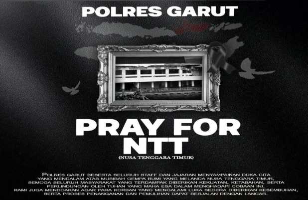 ray For NTT : Kapolres Garut Sampaikan Duka untuk Nusa Tenggara Timur